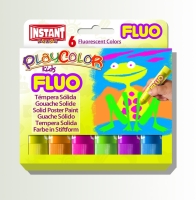 Playcolor Fluorescent Painting Sticks - Assorted - Pack of 6 - STP170