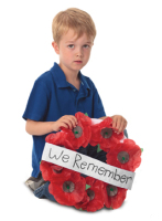 Remembrance Day Poppy Craft Kit - Makes 50 - STF185