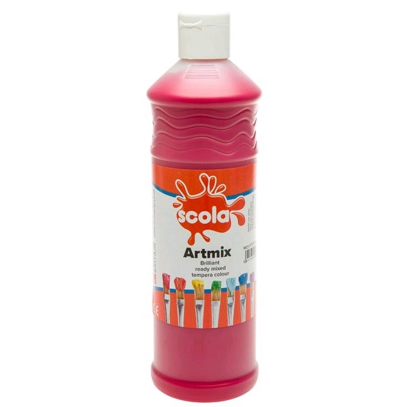 Ready Mixed Poster Paint Red - 600ml