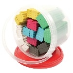 Coloured Re-usable Clay Assorted- 3kg