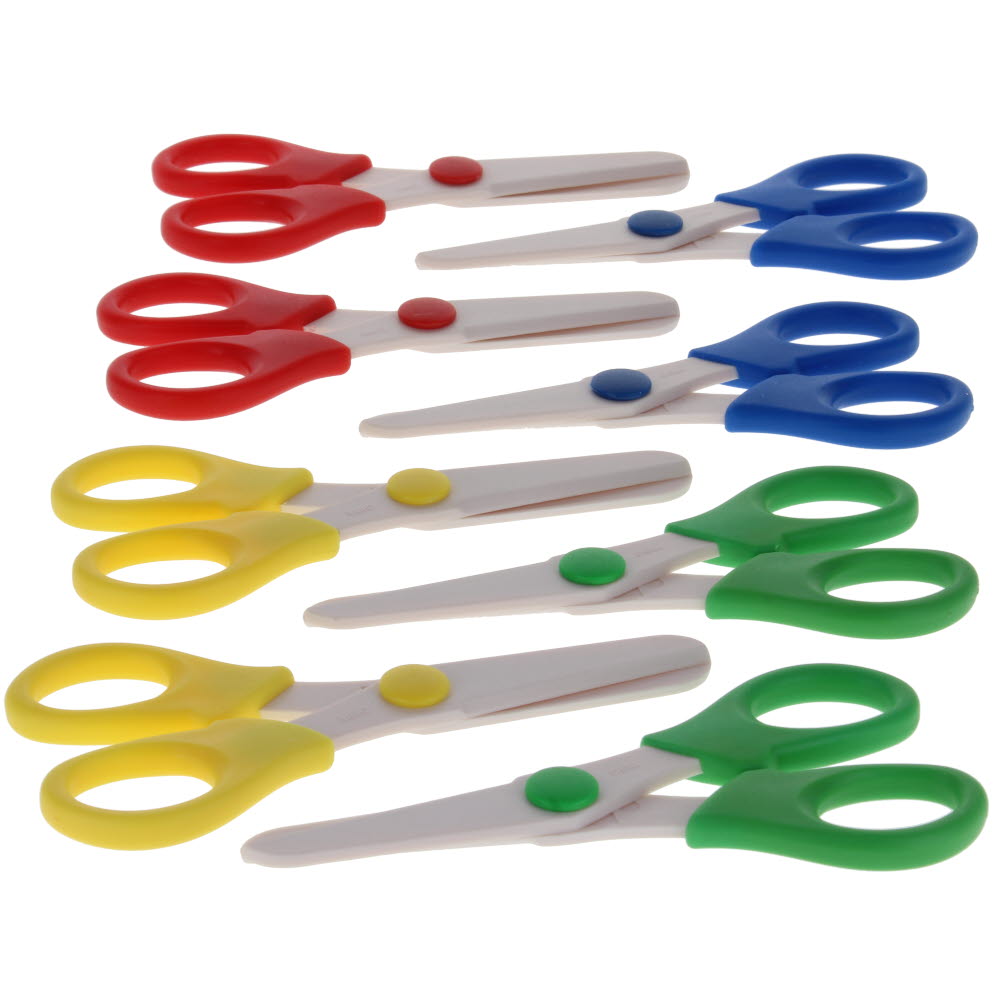 Scissors Plastic Safety - pack of 8 - STS6