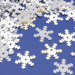 Sequins Snowflake Assorted - 70g - STC9S
