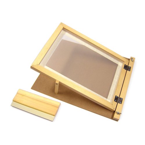 Screen Printing Hinged Frame and Squeegee - A3