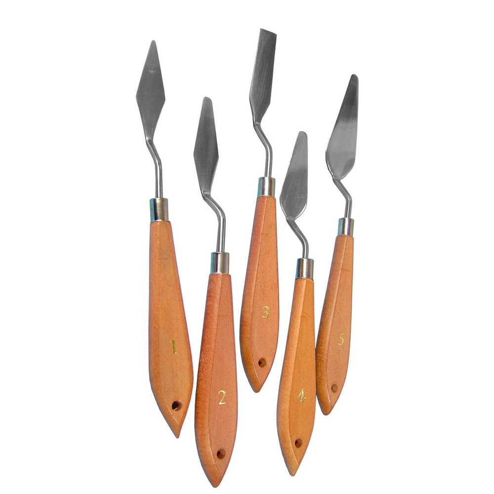 Steel Palette Knives - pack 5
