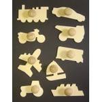 Wooden Templates Transport - pack of 9