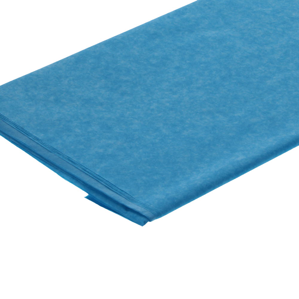 Turquoise Tissue Paper - 50 x 76cm - Pack of 10 Folded Sheets - STF125T