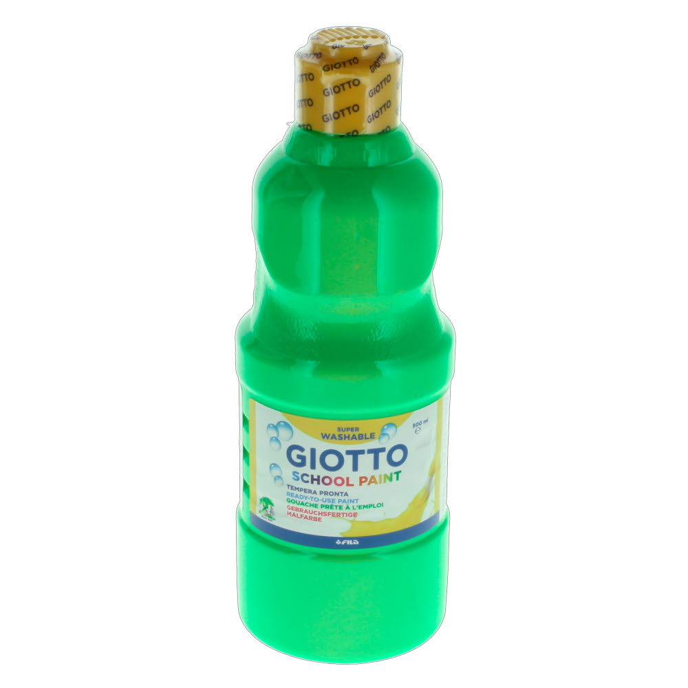 Giotto Washable Paint - Leaf Green - 500ml - Each - STP142LG