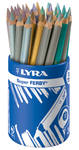 Lyra Super Ferby Metallic Pencils - Assorted - Tub of 36 (3 x 12) - STL29