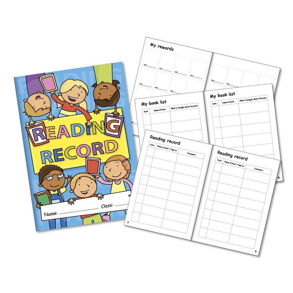 Childrens Reading Record Book KS1 (Pack of 20)