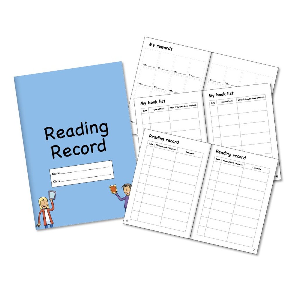 Childrens Reading Record Book KS2 (Pack of 20)